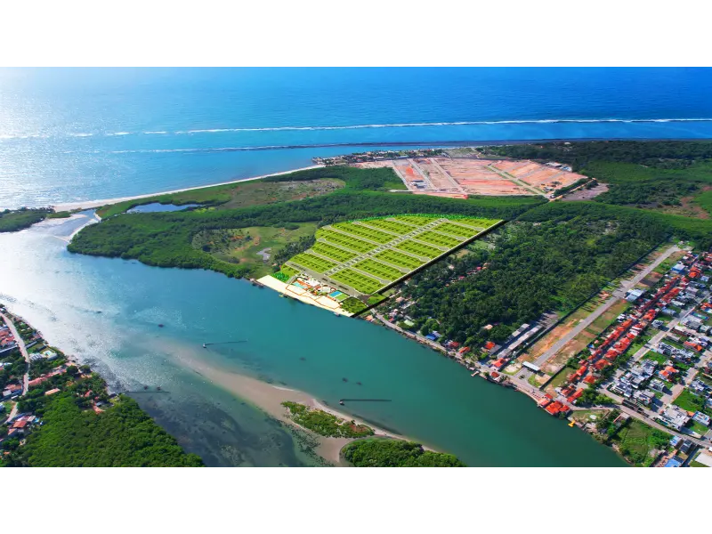 Terrain en bord de mer - €430/mois