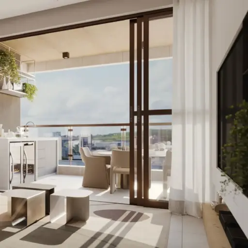 Apt. 2 quartos - €3 900/mês